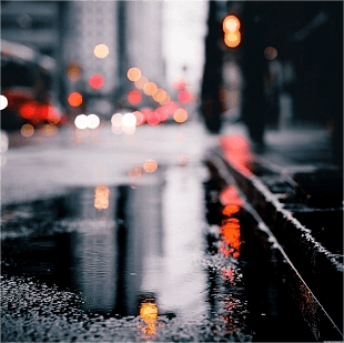 High frequency street rain