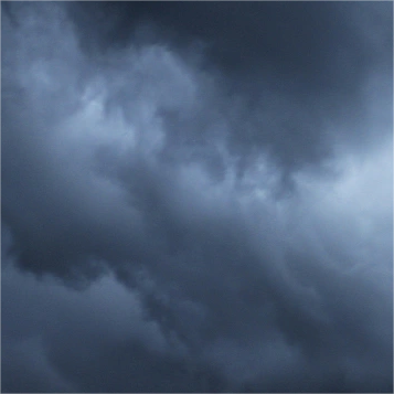 Thunderstorms in the suburban meadows